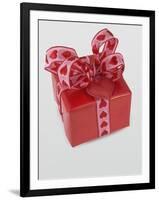 Detail view of a Valentine's Day present-null-Framed Photographic Print