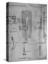 Detailed Drawing of Anton Leeuwenhoek's Microscope-Yale Joel-Stretched Canvas