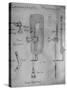 Detailed Drawing of Anton Leeuwenhoek's Microscope-Yale Joel-Stretched Canvas