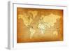 Detailed Old World Map-goliath-Framed Art Print