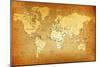 Detailed Old World Map-goliath-Mounted Art Print