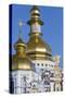 Detailed view of St. Michael's Golden-Domed Monastery, Kiev.-William Sutton-Stretched Canvas
