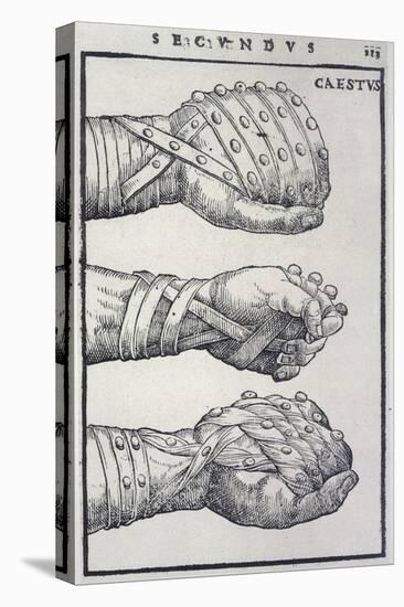 Detailed Views of a Roman Cestus a Leather Glove Used in Ancient Boxing-A. Forbes-Stretched Canvas