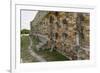 Detailed Wall at the Palace of Masks, a Mayan Site at Kabah in the Yucatan, Mexico, North America-John Woodworth-Framed Photographic Print