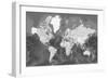 Detailed World Map with Cities, Patwin-Rosana Laiz Blursbyai-Framed Giclee Print