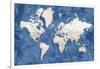 Detailed World Map with Cities, Sabeen-Rosana Laiz Blursbyai-Framed Giclee Print