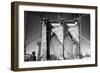 Details Brooklyn Bridge - Manhattan - New York - United States-Philippe Hugonnard-Framed Photographic Print