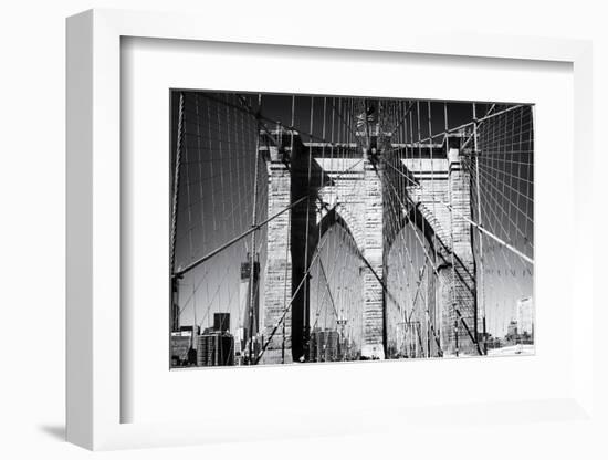 Details Brooklyn Bridge - Manhattan - New York - United States-Philippe Hugonnard-Framed Photographic Print