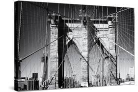 Details Brooklyn Bridge - Manhattan - New York - United States-Philippe Hugonnard-Stretched Canvas