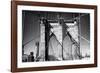 Details Brooklyn Bridge - Manhattan - New York - United States-Philippe Hugonnard-Framed Photographic Print