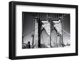 Details Brooklyn Bridge - Manhattan - New York - United States-Philippe Hugonnard-Framed Premium Photographic Print