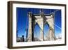 Details Brooklyn Bridge - Manhattan - New York - United States-Philippe Hugonnard-Framed Photographic Print