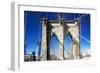 Details Brooklyn Bridge - Manhattan - New York - United States-Philippe Hugonnard-Framed Photographic Print