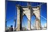 Details Brooklyn Bridge - Manhattan - New York - United States-Philippe Hugonnard-Mounted Photographic Print