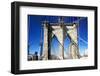 Details Brooklyn Bridge - Manhattan - New York - United States-Philippe Hugonnard-Framed Photographic Print