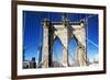 Details Brooklyn Bridge - Manhattan - New York - United States-Philippe Hugonnard-Framed Photographic Print