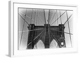 Details Brooklyn Bridge - Manhattan - New York - United States-Philippe Hugonnard-Framed Photographic Print