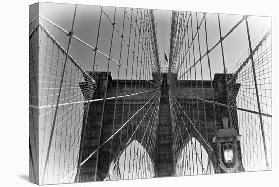 Details Brooklyn Bridge - Manhattan - New York - United States-Philippe Hugonnard-Stretched Canvas