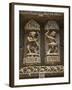 Details of Bas Relief of Orissa Dancers at Sun Temple, Konark, Orissa, India-Keren Su-Framed Photographic Print