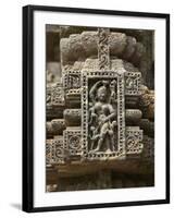 Details of Bas Relief of Orissa Dancers at Sun Temple, Konark, Orissa, India-Keren Su-Framed Photographic Print