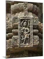 Details of Bas Relief of Orissa Dancers at Sun Temple, Konark, Orissa, India-Keren Su-Mounted Photographic Print