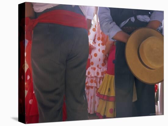 Details of Dress, Romeria Del Rocio Festival, El Rocio, Andalucia (Andalusia), Spain, Europe-Gavin Hellier-Stretched Canvas