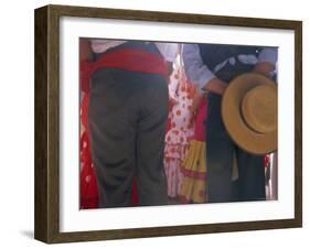 Details of Dress, Romeria Del Rocio Festival, El Rocio, Andalucia (Andalusia), Spain, Europe-Gavin Hellier-Framed Photographic Print