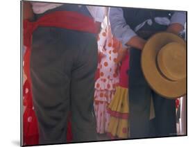 Details of Dress, Romeria Del Rocio Festival, El Rocio, Andalucia (Andalusia), Spain, Europe-Gavin Hellier-Mounted Photographic Print