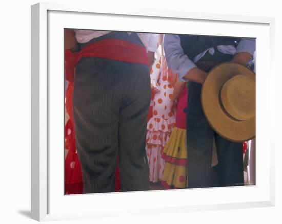 Details of Dress, Romeria Del Rocio Festival, El Rocio, Andalucia (Andalusia), Spain, Europe-Gavin Hellier-Framed Photographic Print