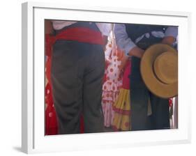 Details of Dress, Romeria Del Rocio Festival, El Rocio, Andalucia (Andalusia), Spain, Europe-Gavin Hellier-Framed Photographic Print