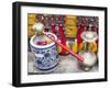 Details of family shrine, Denpasar, Bali, Indonesia, Southeast Asia, Asia-Melissa Kuhnell-Framed Photographic Print