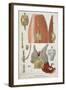 Details of Gallic Warrior Costume - in “” Illustrous Teaching Cahiers, War Costumes of the Bronze A-Eugene Grasset-Framed Giclee Print