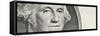 Details of George Washington's Image on the Us Dollar Bill-null-Framed Stretched Canvas
