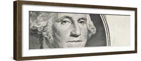 Details of George Washington's Image on the Us Dollar Bill-null-Framed Photographic Print