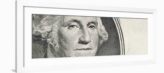 Details of George Washington's Image on the Us Dollar Bill-null-Framed Photographic Print