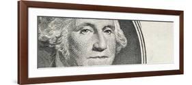 Details of George Washington's Image on the Us Dollar Bill-null-Framed Photographic Print