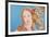 Details of Renaissance Paintings (Sandro Botticelli, Birth of Venus, 1482), 1984 (blue)-Andy Warhol-Framed Art Print