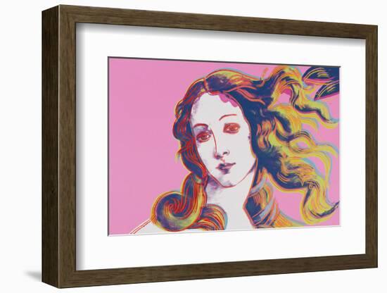 Details of Renaissance Paintings (Sandro Botticelli, Birth of Venus, 1482), 1984 (pink)-Andy Warhol-Framed Art Print