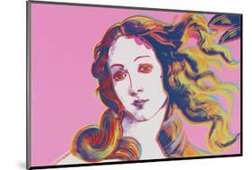 Details of Renaissance Paintings (Sandro Botticelli, Birth of Venus, 1482), 1984 (pink)-Andy Warhol-Mounted Art Print