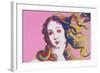 Details of Renaissance Paintings (Sandro Botticelli, Birth of Venus, 1482), 1984 (pink)-Andy Warhol-Framed Art Print