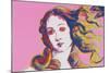 Details of Renaissance Paintings (Sandro Botticelli, Birth of Venus, 1482), 1984 (pink)-Andy Warhol-Mounted Giclee Print