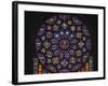 Details of stained glass, the North Rose, Chartres Cathedral, Chartres, Eure-et-Loir, France-Panoramic Images-Framed Photographic Print