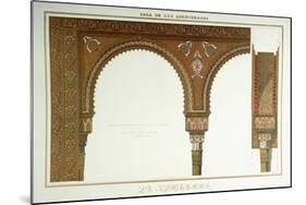 Details of the Arches in the Sala De Los Abencerages, 1839-null-Mounted Giclee Print