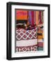 Details of the Carpet Souk, the Souqs of Marrakech, Marrakech, Morocco-Walter Bibikow-Framed Photographic Print