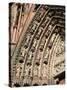 Details of the East Facade, Cathedrale Notre Dame, Strasbourg, Haut Rhin, Alsace, France-Walter Bibikow-Stretched Canvas