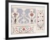 Details of the Mosaics at the Taj Mahal, Agra School, circa 1815-null-Framed Giclee Print