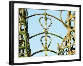 Details of the Watts Tower, Watts, Los Angeles, California, USA-null-Framed Photographic Print