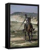 Detalle Escena Del Quijote-Jose Moreno carbonero-Framed Stretched Canvas