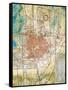 Detallo Del Plano de La Ciudad de Mexico y Sus Alrededores, 1753-null-Framed Stretched Canvas