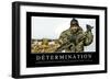 Détermination: Citation Et Affiche D'Inspiration Et Motivation-null-Framed Premium Photographic Print